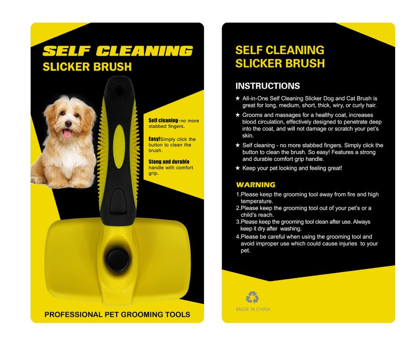 Pet Self Cleaning  Brush